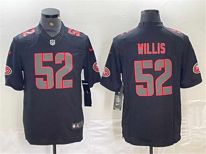 Men's Black San Francisco 49ers #52 Patrick Willis Impact Limited Stitched Jersey
